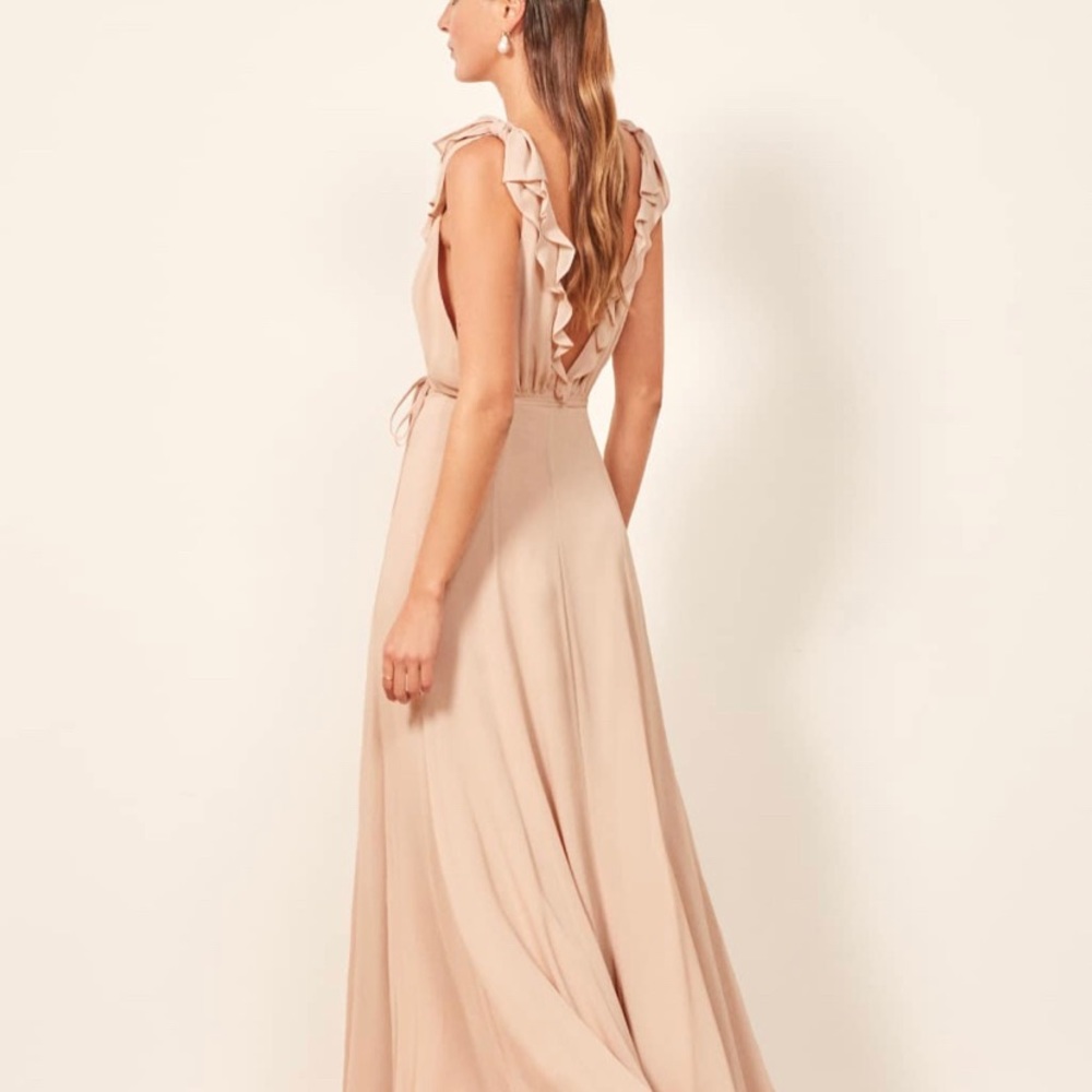 Reformation Peppermint size small color champagne